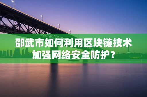 邵武市如何利用区块链技术加强网络安全防护？
