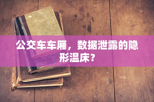 公交车车厢，数据泄露的隐形温床？