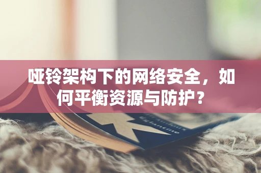 哑铃架构下的网络安全，如何平衡资源与防护？