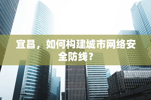 宜昌，如何构建城市网络安全防线？