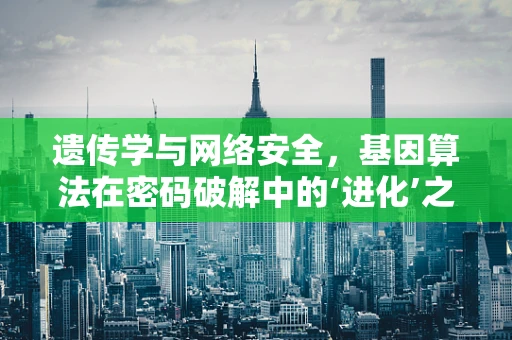 遗传学与网络安全，基因算法在密码破解中的‘进化’之路？