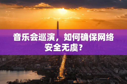 音乐会巡演，如何确保网络安全无虞？