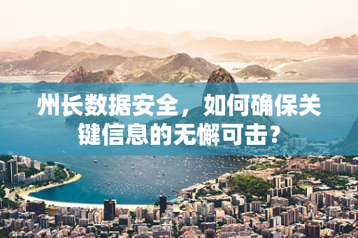 州长数据安全，如何确保关键信息的无懈可击？