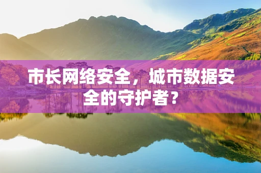 市长网络安全，城市数据安全的守护者？