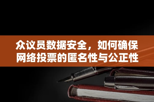 众议员数据安全，如何确保网络投票的匿名性与公正性？