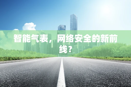 智能气表，网络安全的新前线？