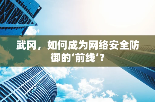 武冈，如何成为网络安全防御的‘前线’？
