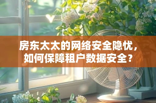 房东太太的网络安全隐忧，如何保障租户数据安全？