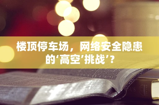 楼顶停车场，网络安全隐患的‘高空’挑战’？