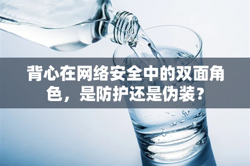 背心在网络安全中的双面角色，是防护还是伪装？
