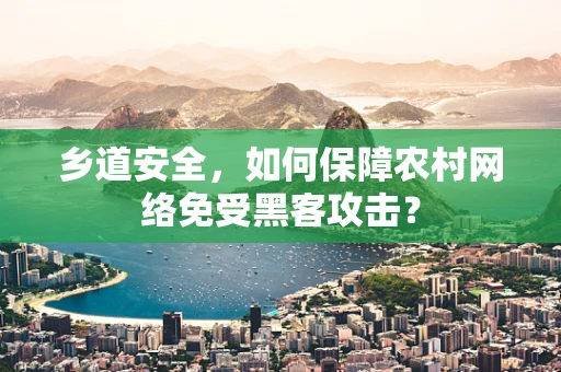 乡道安全，如何保障农村网络免受黑客攻击？