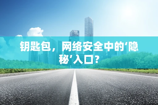 钥匙包，网络安全中的‘隐秘’入口？