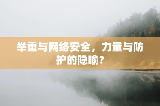 举重与网络安全，力量与防护的隐喻？