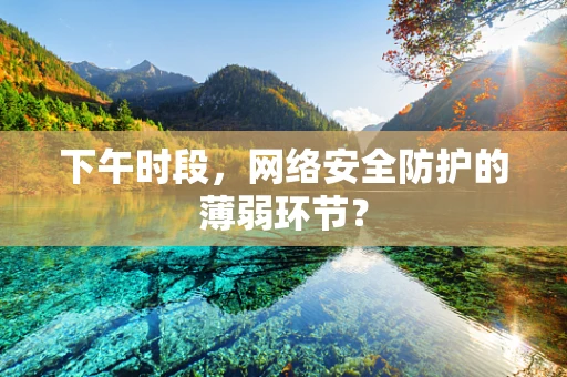 下午时段，网络安全防护的薄弱环节？