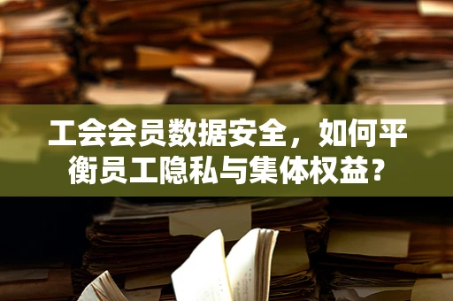 工会会员数据安全，如何平衡员工隐私与集体权益？