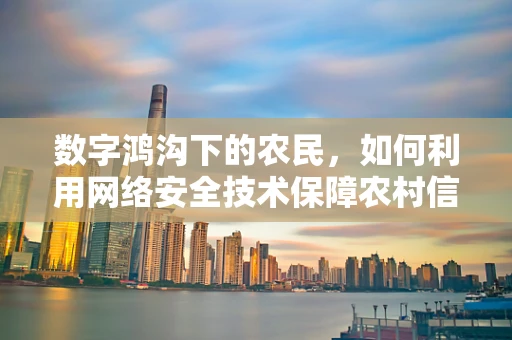 数字鸿沟下的农民，如何利用网络安全技术保障农村信息获取的公平性？