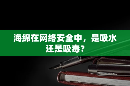 海绵在网络安全中，是吸水还是吸毒？