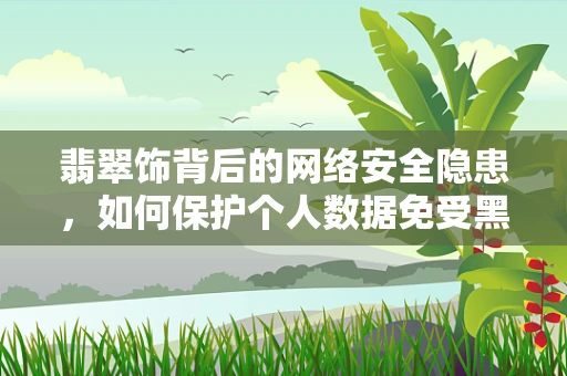 翡翠饰背后的网络安全隐患，如何保护个人数据免受黑客攻击？