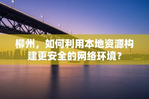 柳州，如何利用本地资源构建更安全的网络环境？