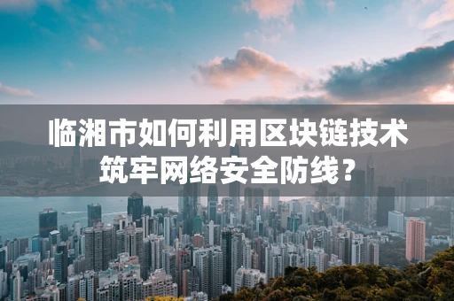临湘市如何利用区块链技术筑牢网络安全防线？