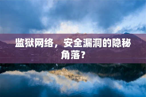 监狱网络，安全漏洞的隐秘角落？
