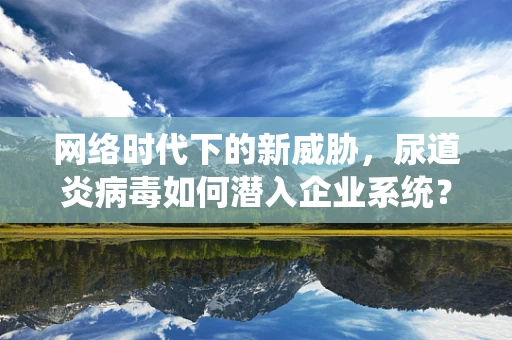 网络时代下的新威胁，尿道炎病毒如何潜入企业系统？