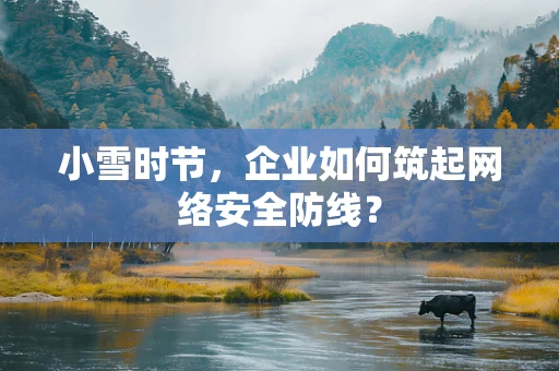 小雪时节，企业如何筑起网络安全防线？