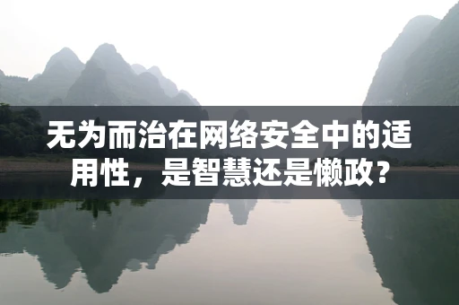 无为而治在网络安全中的适用性，是智慧还是懒政？