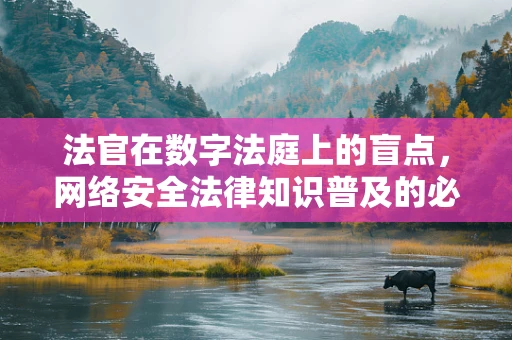 法官在数字法庭上的盲点，网络安全法律知识普及的必要性