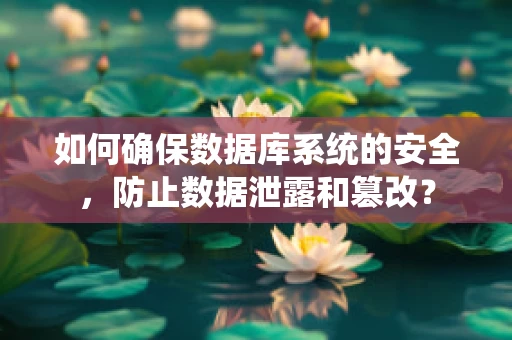 如何确保数据库系统的安全，防止数据泄露和篡改？
