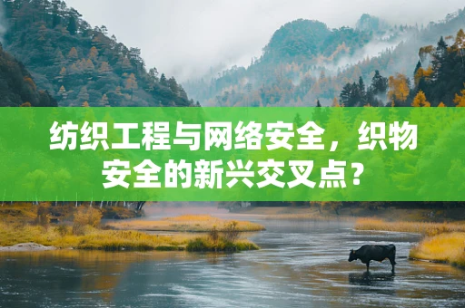 纺织工程与网络安全，织物安全的新兴交叉点？