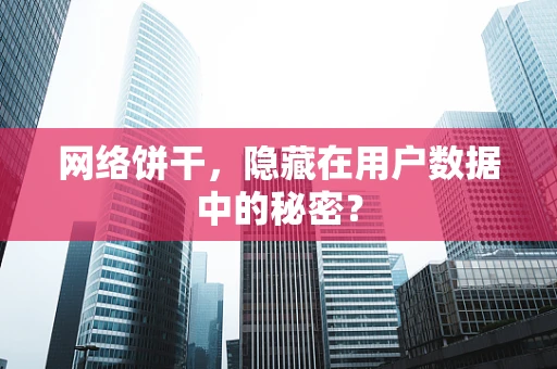 网络饼干，隐藏在用户数据中的秘密？