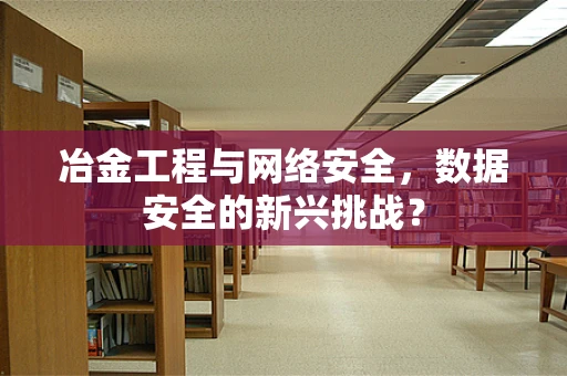 冶金工程与网络安全，数据安全的新兴挑战？