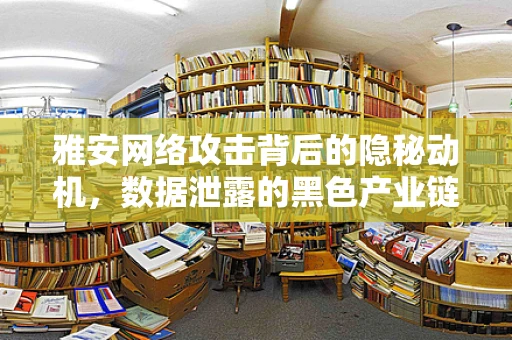 雅安网络攻击背后的隐秘动机，数据泄露的黑色产业链