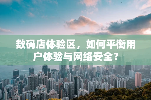 数码店体验区，如何平衡用户体验与网络安全？