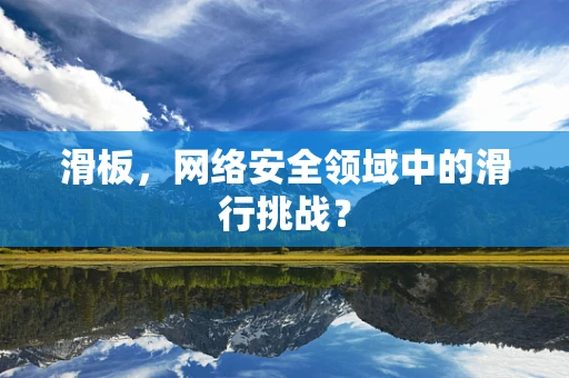 滑板，网络安全领域中的滑行挑战？