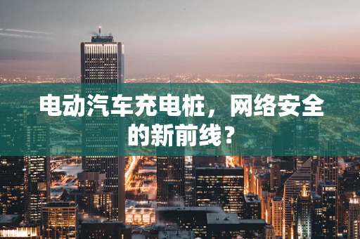 电动汽车充电桩，网络安全的新前线？