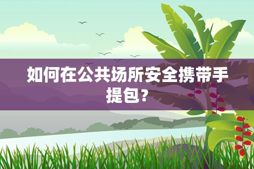 如何在公共场所安全携带手提包？