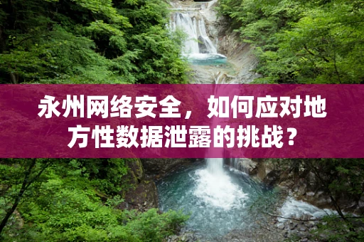 永州网络安全，如何应对地方性数据泄露的挑战？
