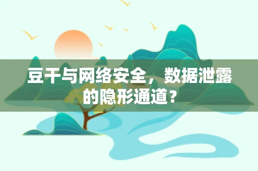 豆干与网络安全，数据泄露的隐形通道？