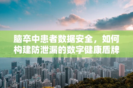 脑卒中患者数据安全，如何构建防泄漏的数字健康盾牌？