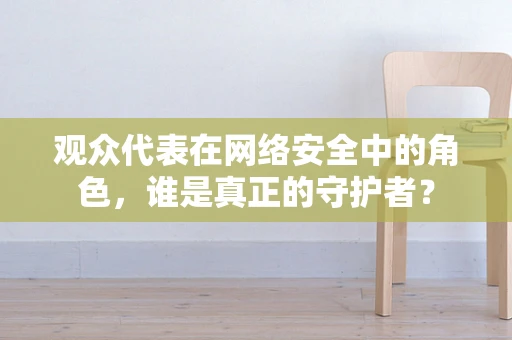 观众代表在网络安全中的角色，谁是真正的守护者？