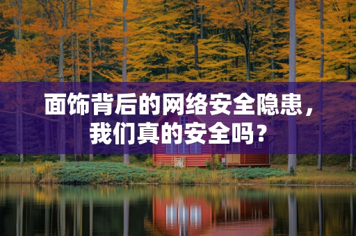 面饰背后的网络安全隐患，我们真的安全吗？