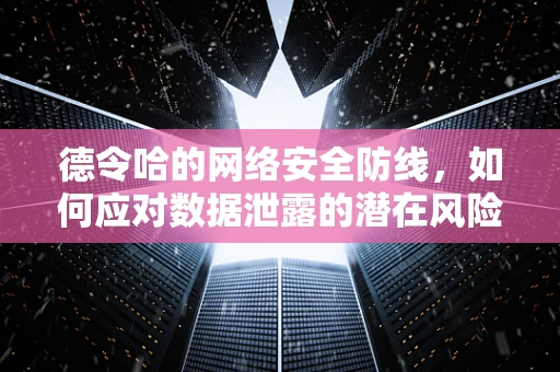 德令哈的网络安全防线，如何应对数据泄露的潜在风险？