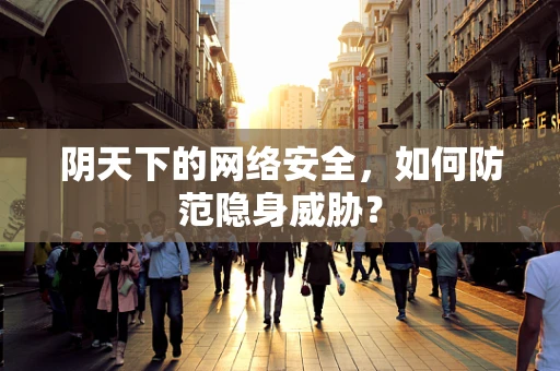 阴天下的网络安全，如何防范隐身威胁？