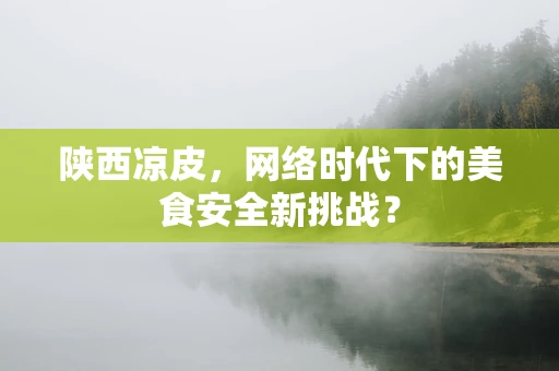 陕西凉皮，网络时代下的美食安全新挑战？