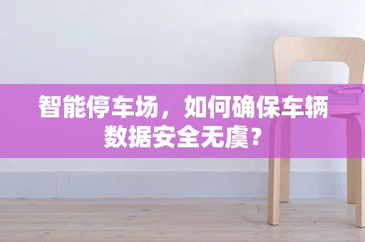 智能停车场，如何确保车辆数据安全无虞？