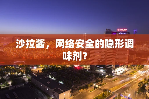 沙拉酱，网络安全的隐形调味剂？