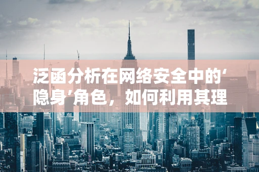 泛函分析在网络安全中的‘隐身’角色，如何利用其理论构建更强的加密算法？