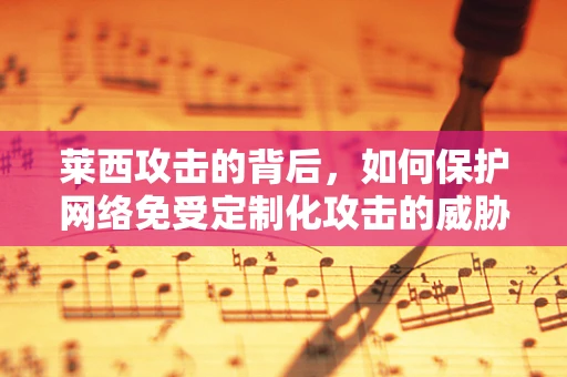 莱西攻击的背后，如何保护网络免受定制化攻击的威胁？